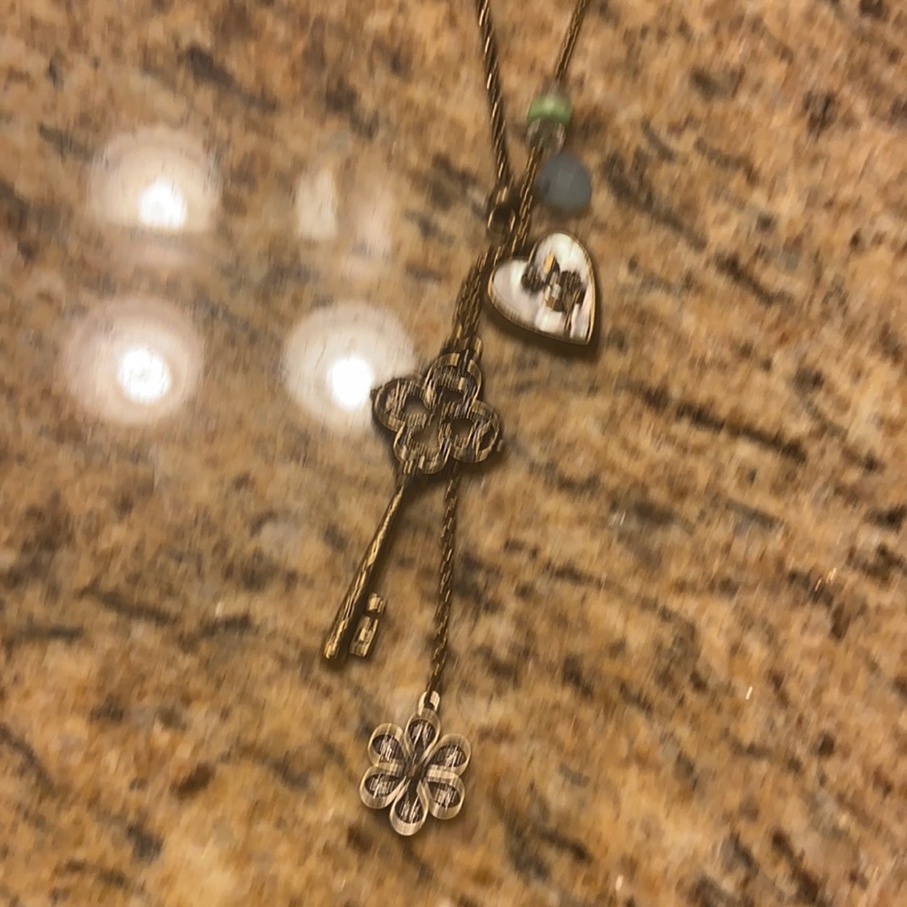 Juicy Couture gold charm necklace